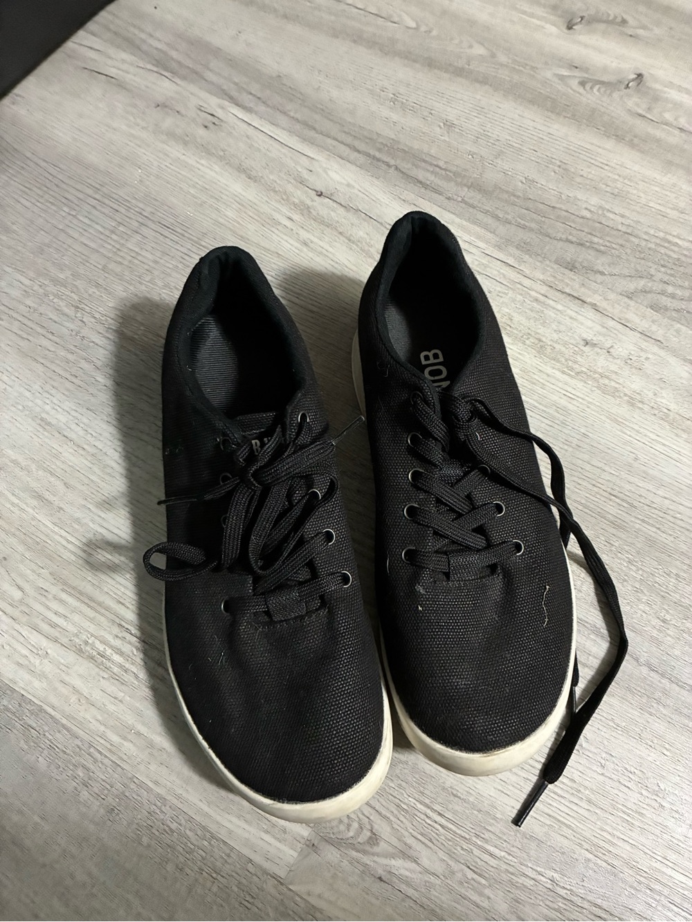 NOBULL Black Canvas Sneakers